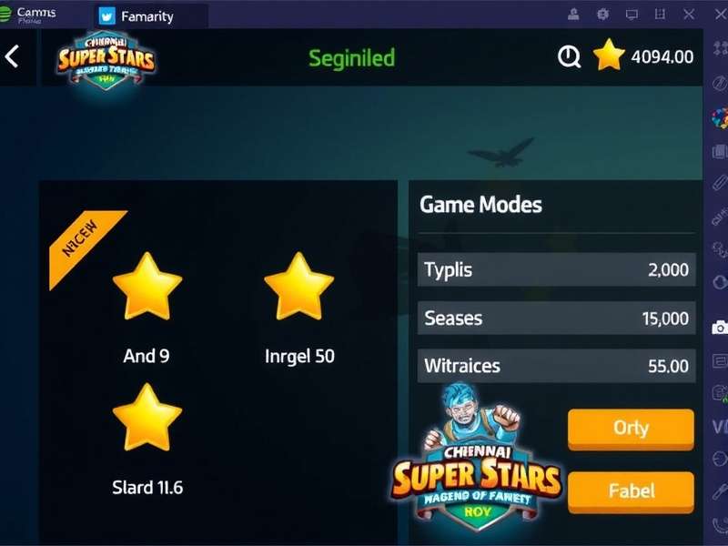 Diverse gameplay options in Chennai Super Stars Chennai Super Stars Game Modes